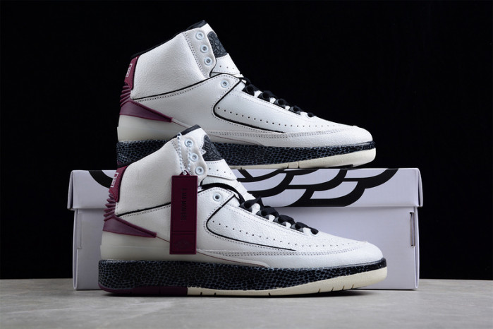 JORDAN 2 RETRO &  A Ma Maniere  “Grey Fog”  DO7216-100